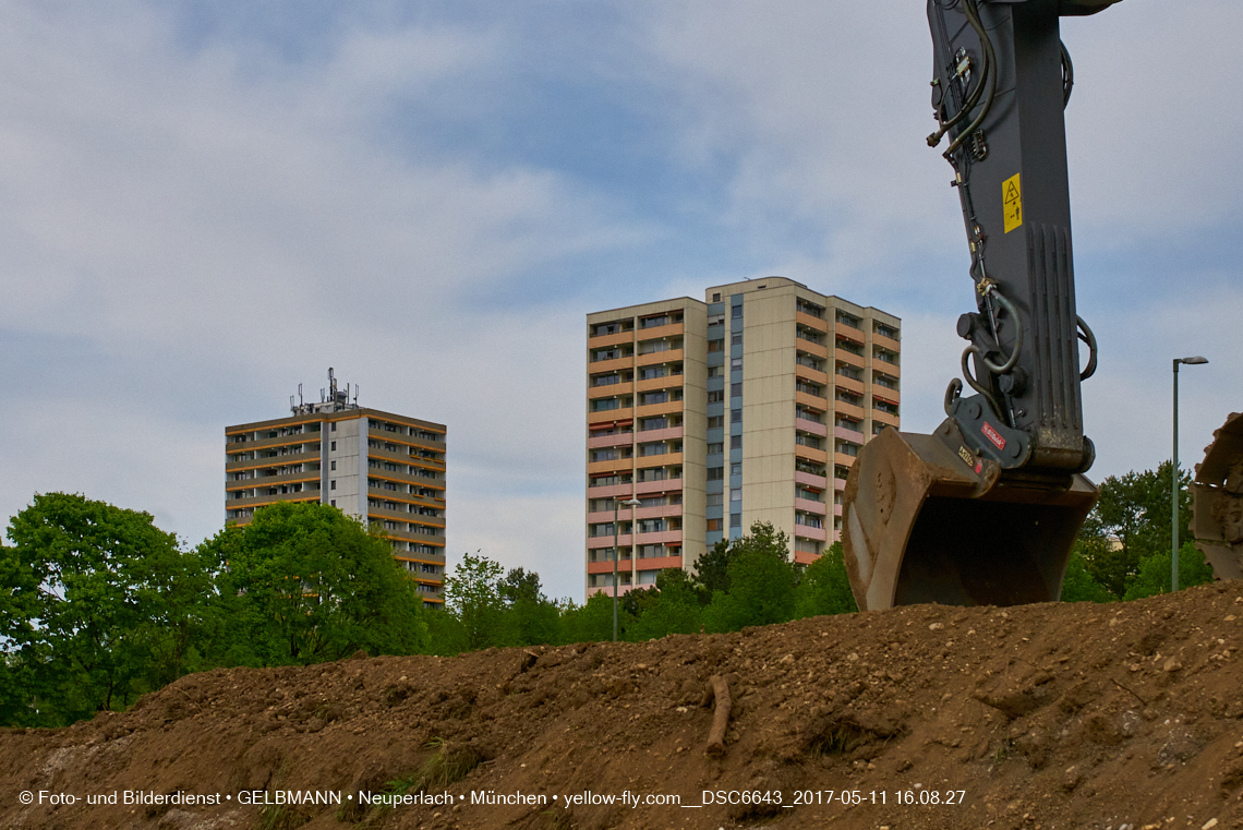 11. Mai 2017 - Grundsteinlegung für die LOGE und dem Kulturquadrat in Neuperlach